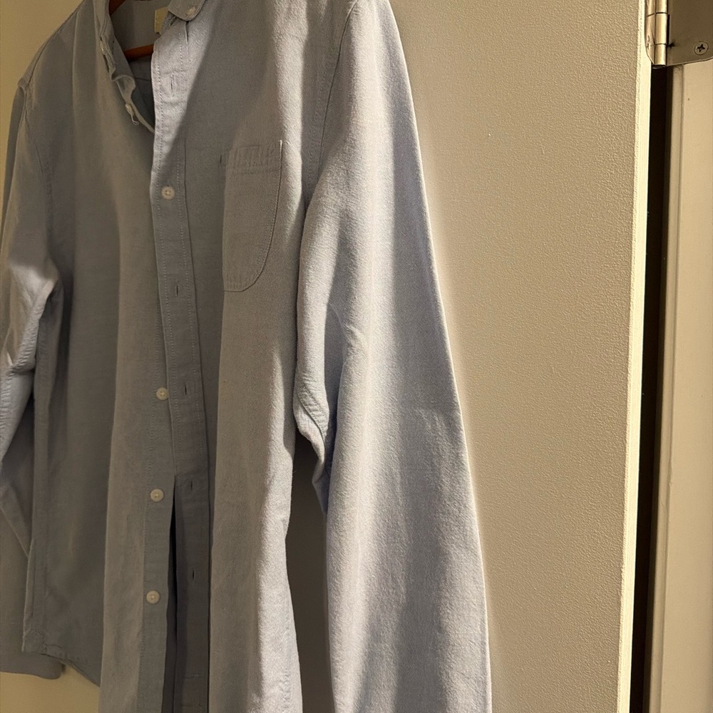 1901 Light Blue Casual Button Down Shirt - Picture 2 of 10